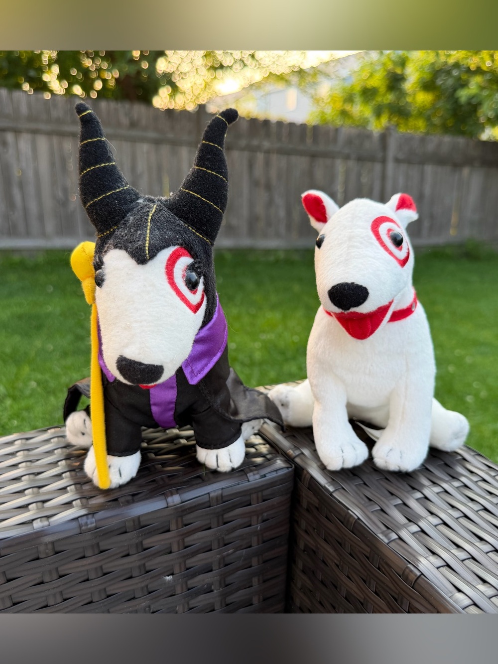 2 Target Bullseye Stuffed Plushies